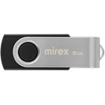 Флеш-память Mirex USB SWIVEL BLACK 8Gb (13600-FMURUS08 )