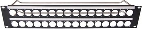 CP30157, Патч панель, w/ 4-40 Hole, Незагруженная Патч-панель, 32 порт(-ов), 2U, 2U Panels