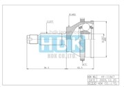 HY-011A47, ШРУС наружный