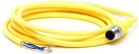 1200650450, Sensor Cables / Actuator Cables MIC 4P M/MP 2 M #22AWG BRD PVC