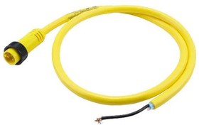 1300060162, Sensor Cables / Actuator Cables 2P MALE 12' 16/2 PVC