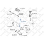 56-71022-SX, 56-71022-SX_тяга стабилизатора переднего!\ Mazda 2 03