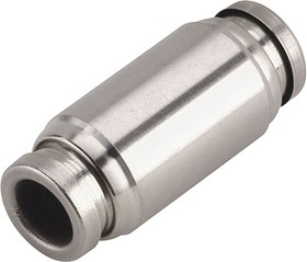 KQG2H04-00, KQ2 Series Straight Tube-to-Tube Adaptor, Push In 4 mm to Push In 4 mm, Tube-to-Tube Connection Style