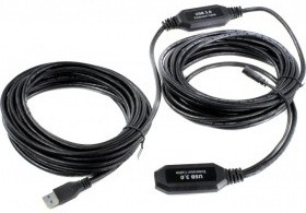 Фото 1/10 VCOM CU827-10M Кабель-адаптер USB3.0-repeater, удлинительный активный  Am-- Af  10м  CU827-10M [6937510855117]