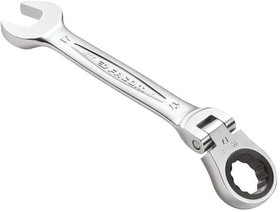 Фото 1/2 467BF.9, Combination Ratchet Spanner, 9mm, Metric, Double Ended, 132 mm Overall