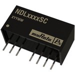 NDL1205SC, Isolated DC/DC Converters - Through Hole 2W 12V-5V SIP DC/DC