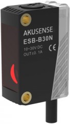 Фото 1/4 ESB-B30P фотоэлектрический датчик диффузный BGS, Sn=2...300 мм, PNP NO/NC, 10...30VDC, IP67, кабель 2м
