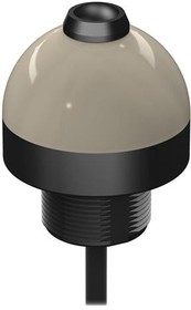 K50APPBGRYF2Q8, Beacons K50 E-Series EZ-LIGHT: 3-Color Push Button Sensor; Voltage: 12-30 V dc; Housing: Polycarbonate; IP67; Input: PNP (NO