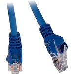 Патч-корд RJ45 - RJ45, 4 пары, UTP, категория 6, 5 м, синий, LSZH ...