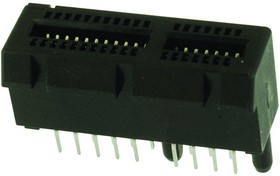 10018783-10200TLF, Conn PCI Express Card Edge SKT 36 POS 2mm Solder ST Thru-Hole Tray