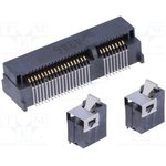 119A-80A00-R02 SET, Разъем PCI Express mini горизонтальный PIN 52