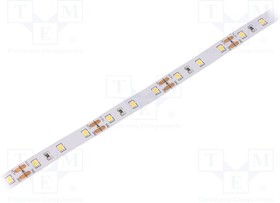 HH-S60F010-2835-12 WW WHITE PCB IP20, Лента LED, белый теплый, 2835, 12В, LED/м: 60, 10мм, белая PCB, IP20