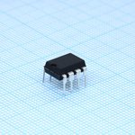 6N136, Оптопара транзисторная, 5.3кВ 16мА 15В 1Мбит/с Кус=19:36% +55...+100C