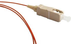 Hyperline FPT-B9-62-SC/ PR-1M-LSZH-OR Пигтейл волоконно-оптический MM 62.5/125, SC, 1 м, LSZH