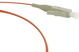 Hyperline FPT-B9-62-LC/ PR-1M-LSZH-OR Пигтейл волоконно-оптический MM 62.5/125, LC, 1 м, LSZH