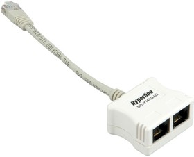 Фото 1/2 Hyperline SPL-YT4-U2-U2 Разветвитель RJ-45 4Prр.USOC -&gt; 2 x 2Pr.USOC