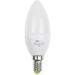 Лампа светодиодная PLED-ECO 5Вт C37 свеча матовая 3000К тепл. бел. E14 400лм 230В 50Гц JazzWay 1036834A