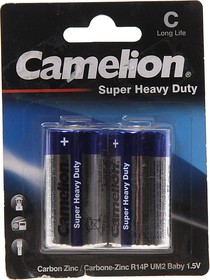 Батарейка Camelion R14 Blue BL-2 (R14P-BP2B 1.5В)