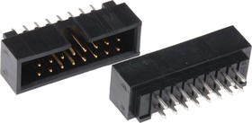 Фото 1/2 70246-1604, C-Grid Series Straight Through Hole PCB Header, 16 Contact(s), 2.54mm Pitch, 2 Row(s), Shrouded
