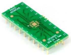IPC0006C, Sockets & Adapters QFN-16 to DIP-20 SMT Adapter (0.5 mm pitch, 1.5 x 1.5 mm pad) Compact Series