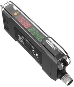 Фото 1/4 DF-G2-PS-Q7, Fiber Optic Sensors DF-G2 Red Beam High Speed Dual Display Fiber Amplifier; Range: Depends on Fiber; Input 10-30 V dc; Outputs: