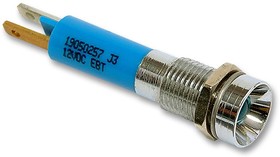 19050257, LED INDICATOR, 12V, BLUE