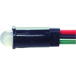 559-3001-007F, LED Panel Mount Indicators RED/GREEN DIFF 14in WIRE LEADS
