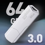 USB 3.0/3.1 накопитель SmartBuy 064GB CLUE White (SB64GBCLU-W3)