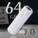 USB 3.0/3.1 накопитель SmartBuy 064GB CLUE White (SB64GBCLU-W3)