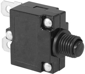 Фото 1/2 L-MZ-01B 20A-B, Автоматический выключатель L-MZ-01B, 22.8х19х12.2 мм, 20 А, постоянный и переменный ток, корпус черный, кнопка черная