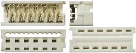 Фото 1/2 90327-0360, 8-Way IDC Connector Socket for Cable Mount, 2-Row