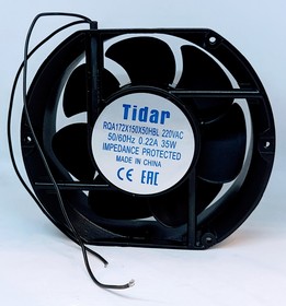 Вентилято Tidar 172x51 172x50 220V 0.22A 35W 172x163x51