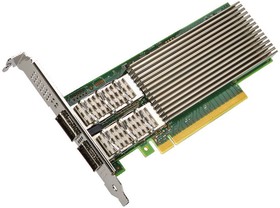Сетевой адаптер Intel Ethernet Network Adapter E810-CQDA2, 2xQSFP28 ports, 100GbE, PCI-E x16, 1 year
