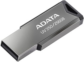 Фото 1/7 Флеш Диск A-Data 256Gb UV350 AUV350-256G-RBK USB3.0 серебристый