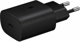 Фото 1/10 Сетевое зарядное устройство Samsung EP-TA800NBEGRU, USB type-C, 3A, черный