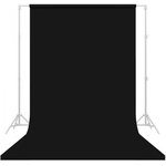 009 Black 2x6, Raylab 009 Black Фон бумажный черный 2 х 6 метров