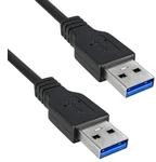3023001-01M, Cable Assembly USB 1m USB 3.0 Type A to USB 3.0 Type A 9 to 9 POS M-M 24-30AWG