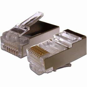 Фото 1/4 Коннектор RJ45 STP 8P8C, универсальный, cat.6A, 100 шт.