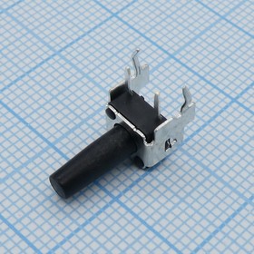 DTSA-66K-V, Yes PCPIn 50mA 6.1mm 100MOhm 100gf@±50gf 12V -25°C~+70°C 3.6mm 11.85mm Black Round Button LyIng SPST PlugIn TactIle SwItches RO