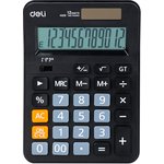 Калькулятор Deli EM210, 12-разрядный, черный