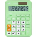 Калькулятор Deli EM210FGREEN, 12-разрядный, зеленый