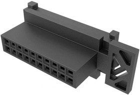 10160855-20GLF, Headers & Wire Housings MinitekPwr 3.0DualRow Plug 20Pos Black
