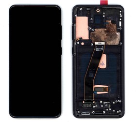 Дисплей для Samsung Galaxy S20 SM-G980F черный с рамкой