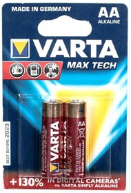 Фото 1/2 AA Батарейка VARTA LongLife Max Power LR6 Alkaline, 2 шт.