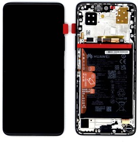 Дисплей для Huawei Nova 9 SE в сборе с тачскрином, панелью и аккумулятором (SP 02354UVY) черный