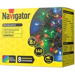 Гирлянда Navigator 61 814 NGF-S01-140RGBY-5- 8.5m-230-C8-G-IP20