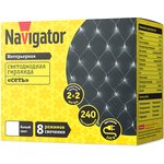 Гирлянда Navigator 61 851 NGF-N01-240CW-12- 2x2m-230-TR-IP20