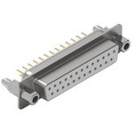 D-Sub connector, 25 pole, standard, straight, solder connection, 61802529321