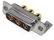 MHCDR3W3S4, D-Sub Connector, Angled, Socket, 3W3, Signal Contacts - 0, Special Contacts - 3