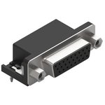 D-Sub connector, 26 pole, high density, angled, solder connection, 618026330923
